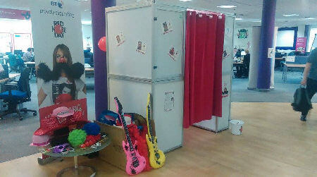 One Of Our Retro Booths In White